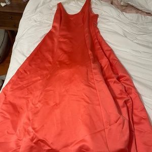 Coral formal dress